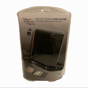 Wallet Defend Card Holder Black  NWT